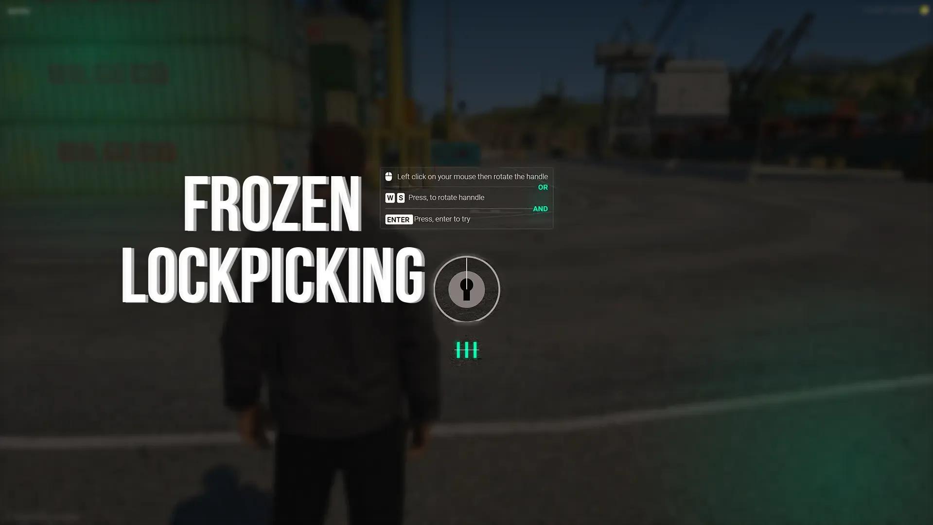 Frozen Lockpicking Minigame