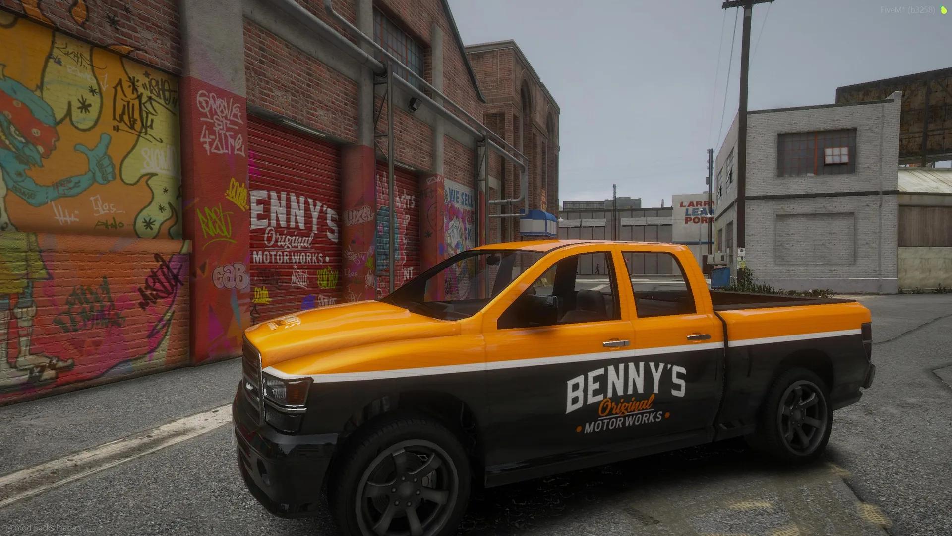FiveM Benny's Mechanics Tow Vanilla Pack