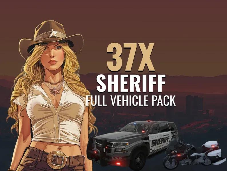 FiveM Sheriff Police 37X Vehicle Pack