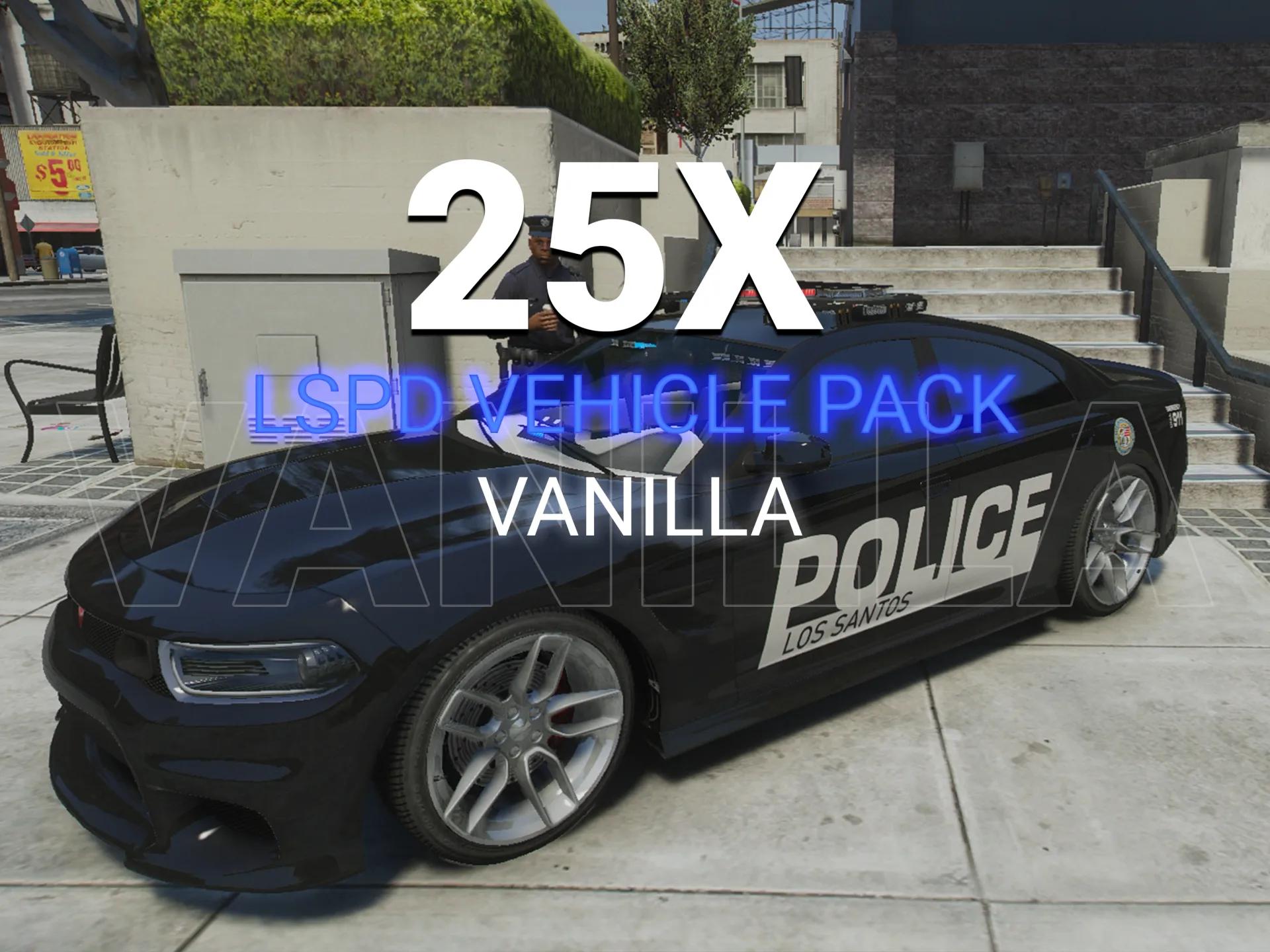 FiveM Vanilla LSPD Vehicle Pack 25X | Lore Friendly