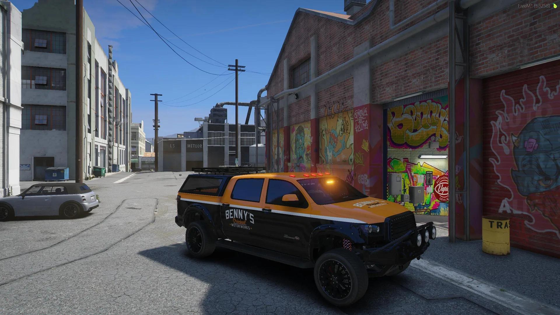 FiveM Benny's Mechanics Tow Vanilla Pack
