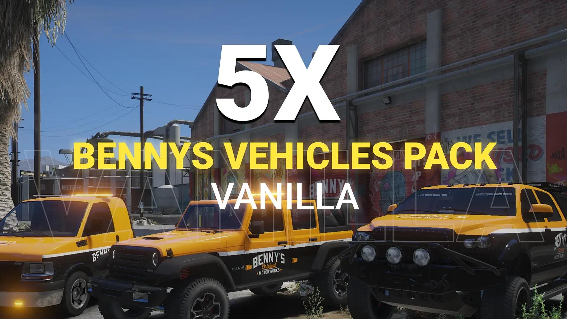 FiveM Benny's Mechanics Tow Vanilla Pack