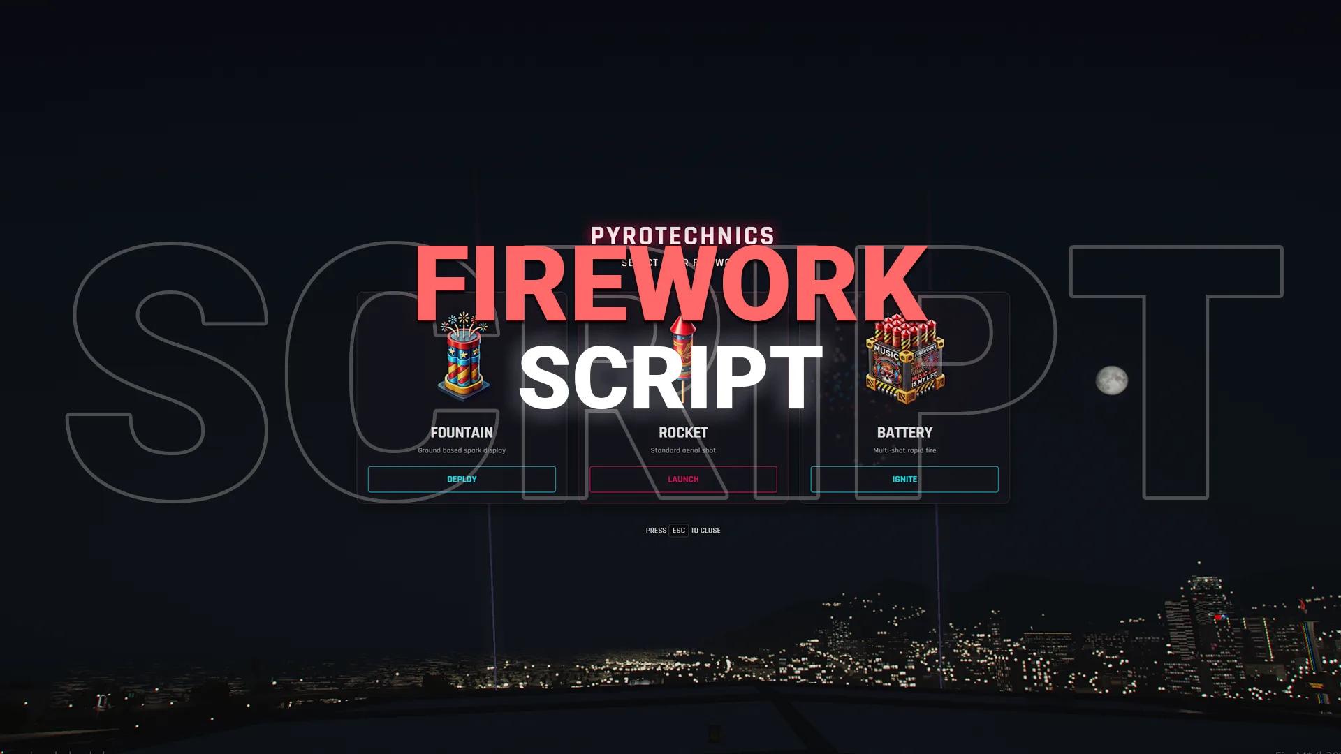 FiveM Firework | Realistic & Sounds