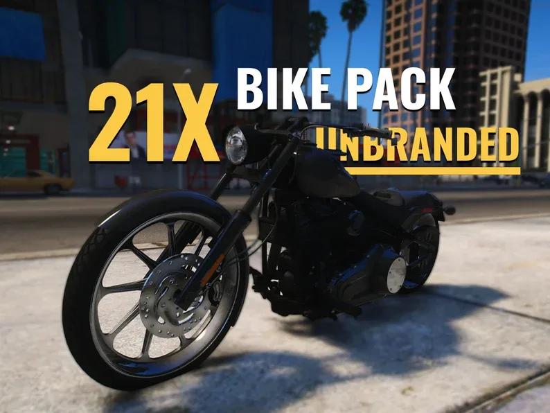 FiveM Unbranded Bike Pack - 21x