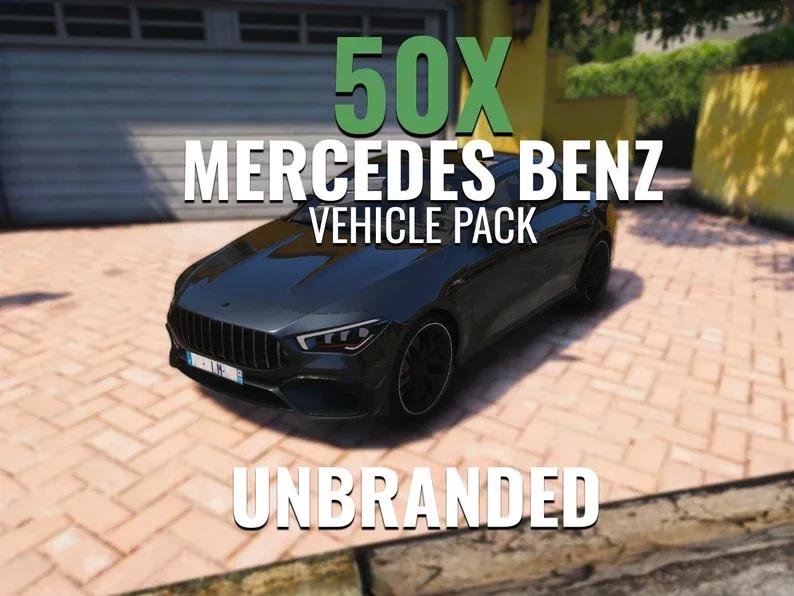 Unbranded Mercedes Benz Vehicle Pack - 50x