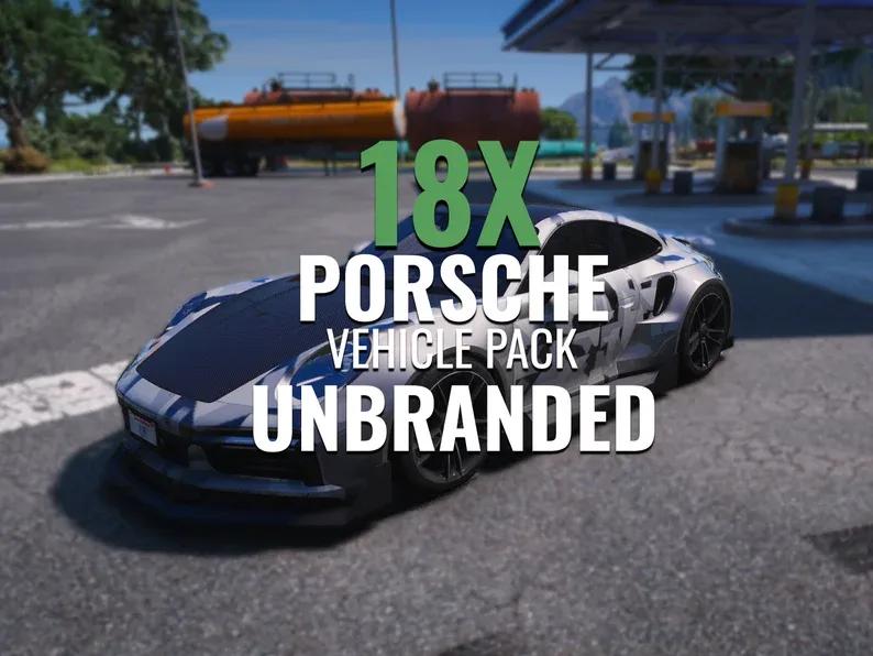 Unbranded Porsche Vehicle Pack - 18x