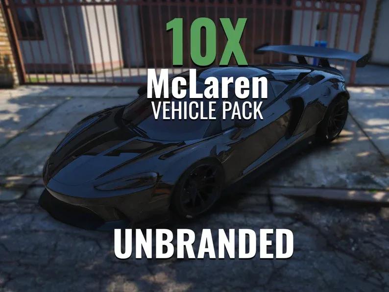 Unbranded McLaren Vehicle Pack - 10x