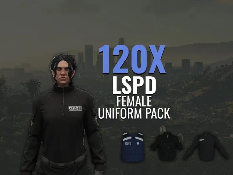 FiveM Female 120X Police EUP Pack
