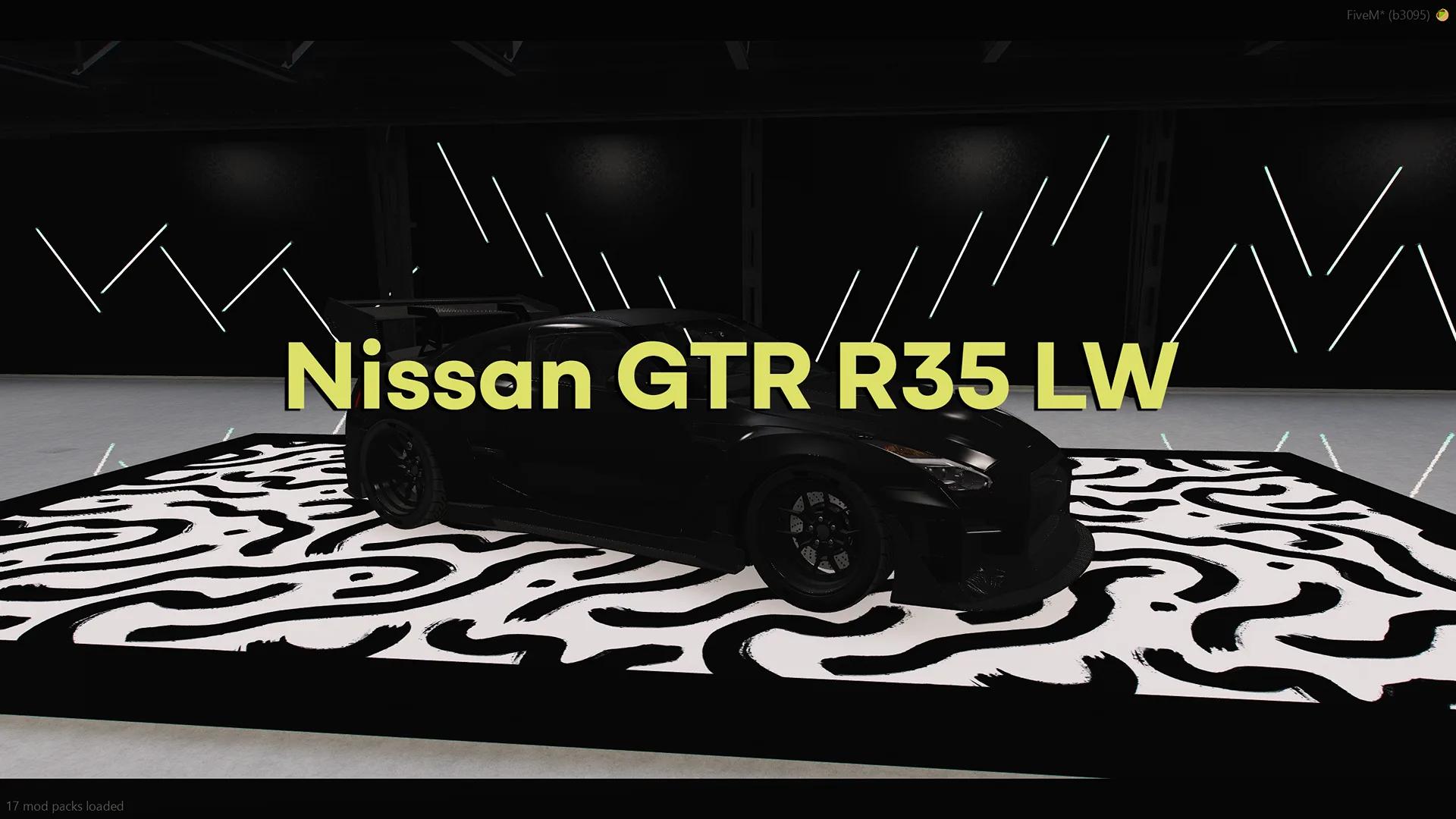 FiveM Nissan GTR R35 LW | Debadged & Templated
