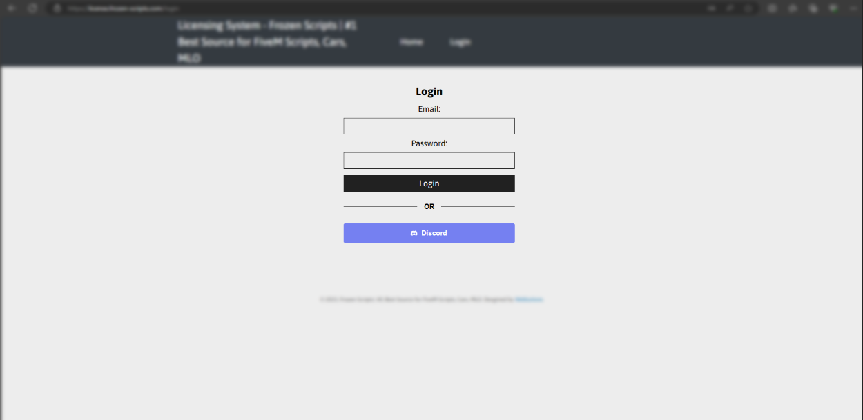 Login using discord