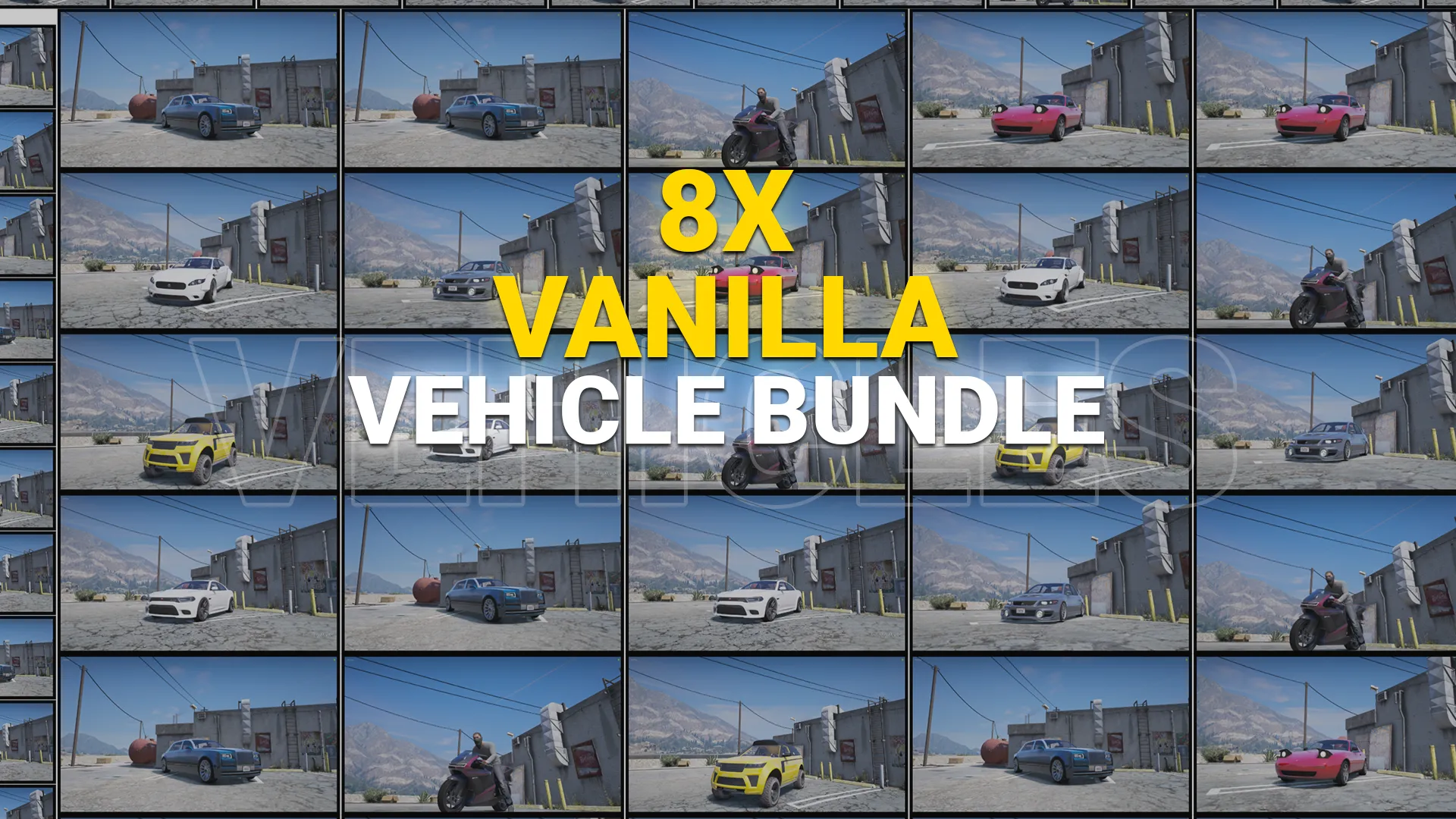 FiveM 8X Lore-Friendly Vehicle Bundle