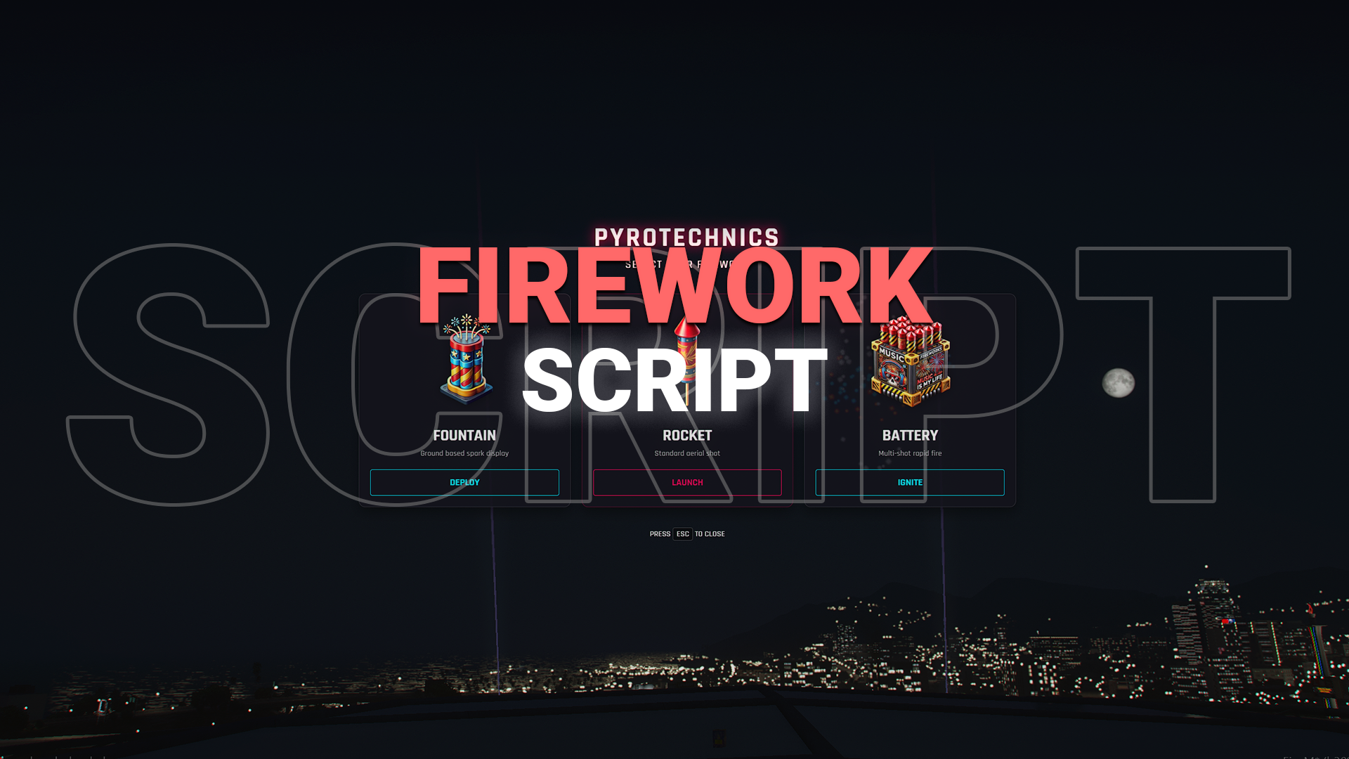 FiveM Firework | Realistic & Sounds - Main View