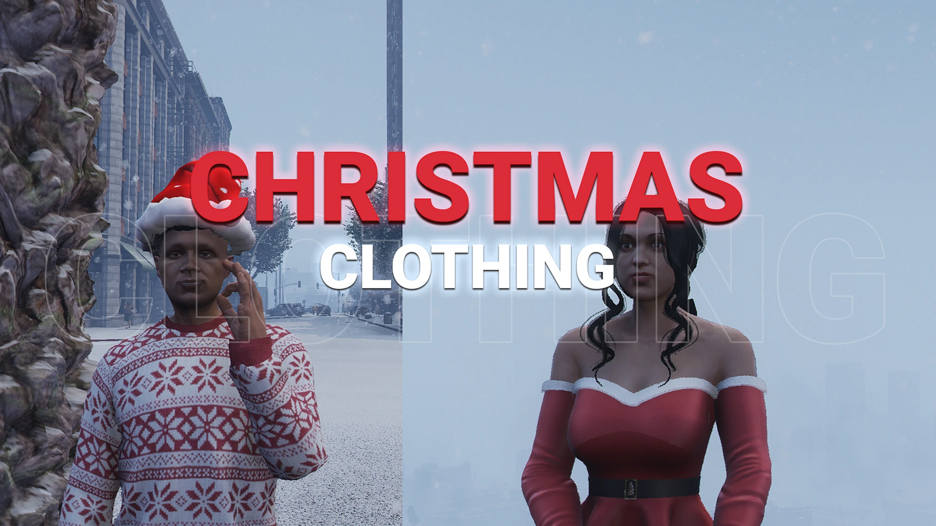 FiveM Christmas Clothing Package | Male & Female | Lore-Friendly - Main View