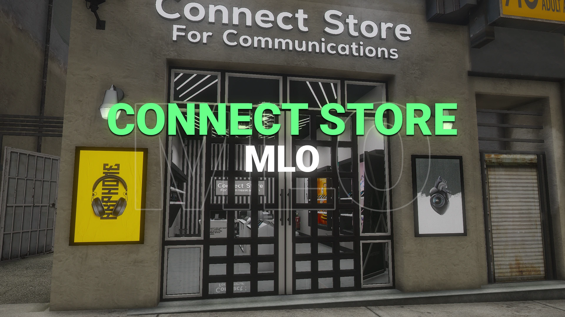 FiveM Connect Store MLO | Modern Communications Shop for Los Santos - Main View