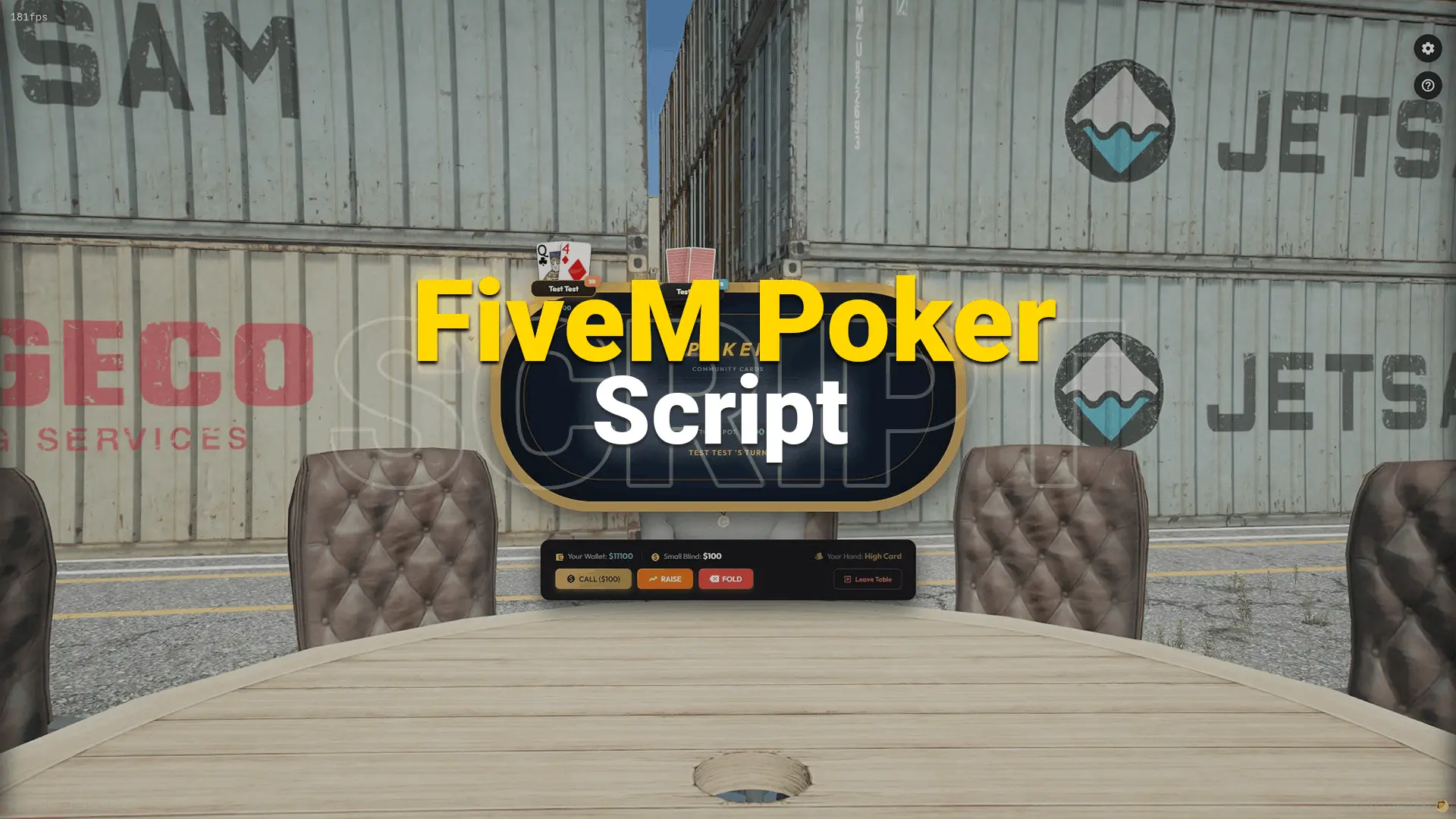 FiveM Poker: Advanced FiveM Texas Holdem Script